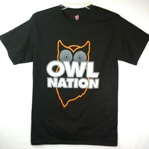 Hooters Owl Nation Men's Size S T-Shirt Hanes Tagless Preshrunk Cotton B…